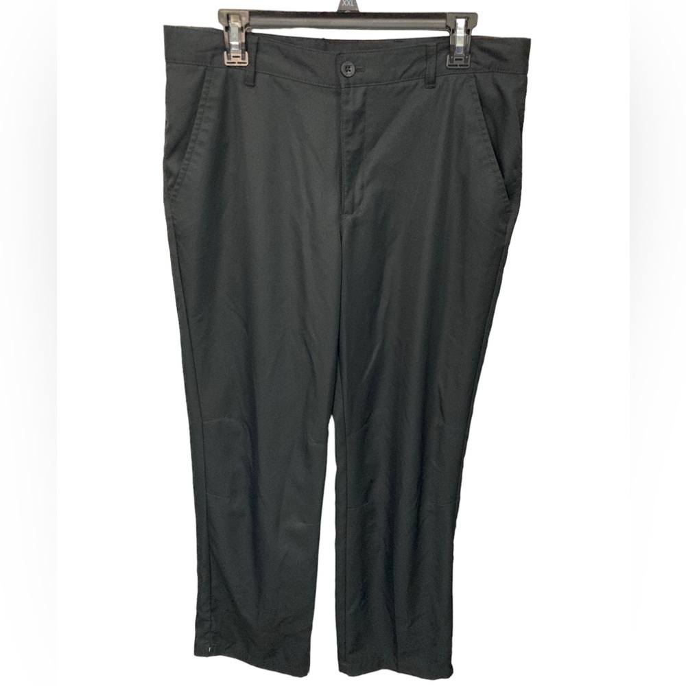 IZOD Mens Golf Pants Black Slim Fit‎ 34x30.